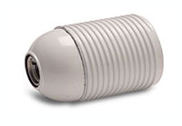 FAMATEL 162-B Portalámparas homologado rosca E-27 de color blanco