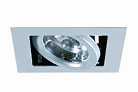 CONALUX 3014/1-G LUMINARIA EMPOTRAR KARDAN 1x75W GRIS