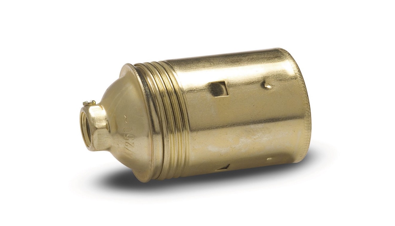 FAMATEL 303 Portalámparas metálico liso E-27
