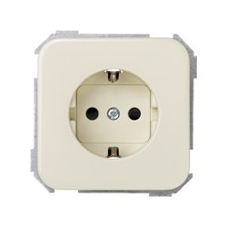 SIMON 31432-61 Base enchufe SIMON 31 schuko con seguridad 16A 250V marfil