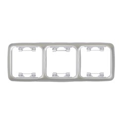 SIMON 31631-33 MARCO 3 ELEM.87x228 S.31 ALUMINIO