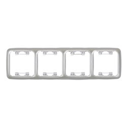 SIMON 31641-33 MARCO 4 ELEM.87x299 S.31 ALUMINIO
