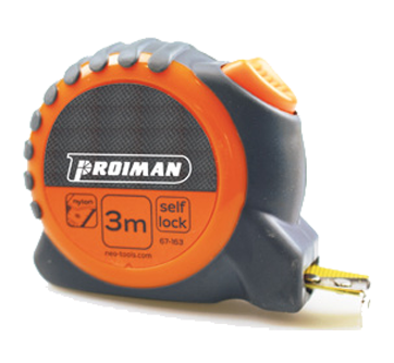 PROIMAN 350003 FLEXOMETRO 3mx16mm BIMATERIAL