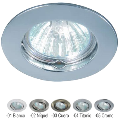 CONALUX 4001-02 DOWNLIGHT 4001 MR16 50W NIQUEL MATE