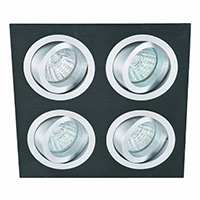 CONALUX 4138/4-23 DOWNLIGHT EMPOTRAR 4138/4 CUAD.BASC.50W Al