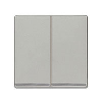 BJC 5TG62701CW00 TECLA DOBLE I-SYS DECORADA CROMO BRONCE BLANCO POLAR
