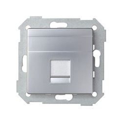 SIMON 82005-33 Tapa informática SIMON 82 RJ45 universal aluminio mate