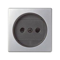 SIMON 82040-33 Tapa enchufe SIMON 82 2P con seguridad aluminio