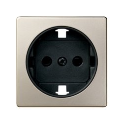 SIMON 82041-34 Tapa enchufe SIMON 82 2P+TT lateral+seguridad cava