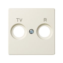 SIMON 82053-31 Tapa SIMON 82 toma R-TV marfil
