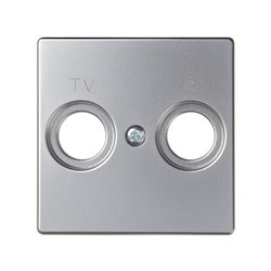 SIMON 82053-33 Tapa SIMON 82 toma R-TV aluminio