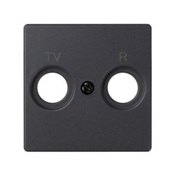 SIMON 82053-38 Tapa SIMON 82 toma R-TV grafito