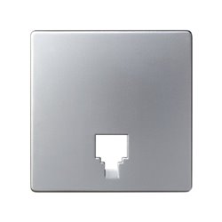 SIMON 82062-63 Tapa SIMON DETAIL 82 para toma teléfono aluminio