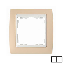 SIMON 82621-31 MARCO 2 ELEM.CREMA/ZOCALO BL.S.82