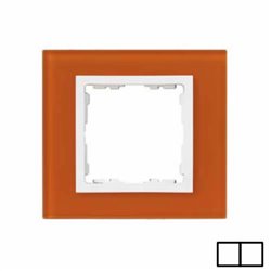 SIMON 82627-65 Marco SIMON 82 con 2 elementos nature cristal mandarina