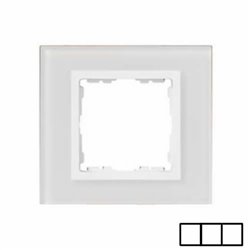 SIMON 82637-30 Marco SIMON 82 con 3 elementos nature cristal blanco
