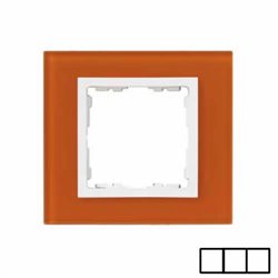 SIMON 82637-65 Marco SIMON 82 con 3 elementos nature cristal mandarina