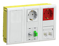 JSL 2 CE645 CAJA DE EMPOTRAR 6 MODULOS 45x45