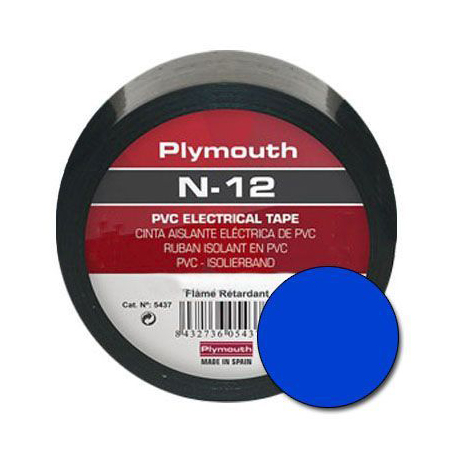 PLYMOUTH 5407 CINTA ELTCO.PVC N12 20mx19x0,15mm AZ.