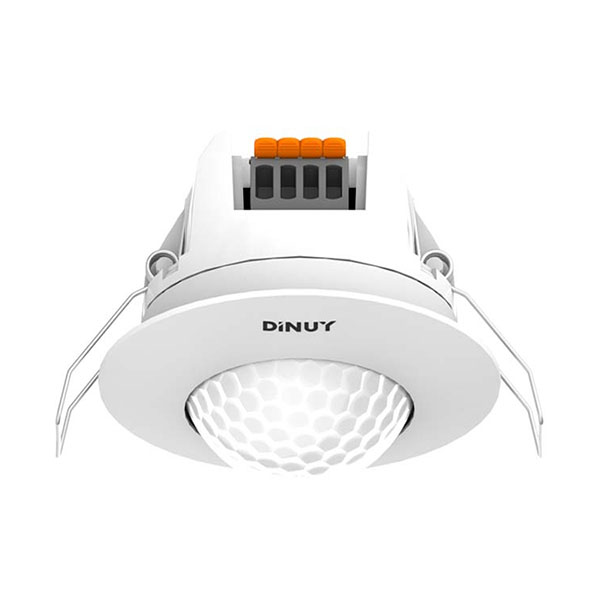 DINUY DM TEC B3B Detector Bluetooth 360º empotrable en techo blanco DM TEC B3B