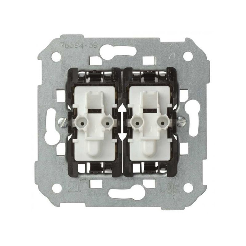 SIMON 75394-39 Grupo SIMON 75 de 2 pulsadores para conmutador luminoso 10A 250V