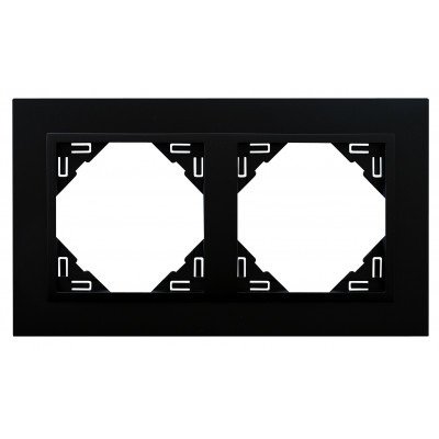 EFAPEL 90920 TRR MARCO DOBLE LOGUS NEGRO/NEGRO