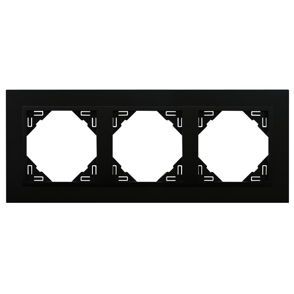 EFAPEL 90930 TRR MARCO TRIPLE LOGUS NEGRO/NEGRO