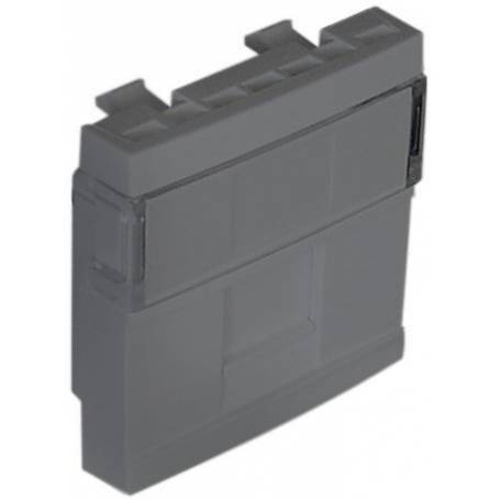 EFAPEL 45976 SAL MODULO PARA CONECTOR RJ45 1 SALIDA 2 MODULOS ALUMINIO
