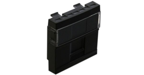 EFAPEL 45976 SPM MODULO PARA CONECTOR RJ45 1 SALIDA 2 MODULOS NEGRO