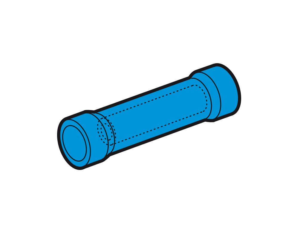 CEMBRE PL06-M EMPALME P-P+PARALELO/A PREAISLADO PVC 1,5-2,5