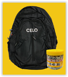 CELO PROIF19 MOCHILA CON SURTIDO BRIDAS+TACOS