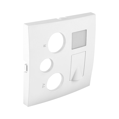 EFAPEL 90770 TBR TAPA T.MULT.R-TV-SAT-RJ45/FO LOGUS BL