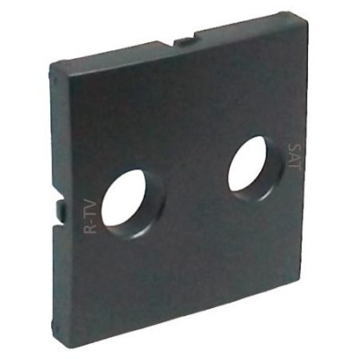 EFAPEL 90686 TIS TAPA TOMA MULTIMARCAS R TV-SAT 2 SALIDAS LOGUS GRIS
