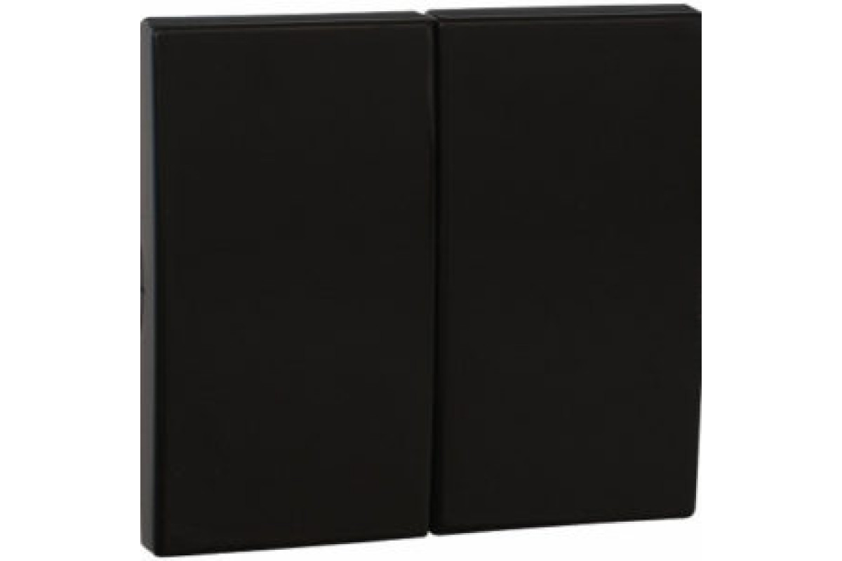 EFAPEL 50611 TPT TECLA DOBLE APOLO NEGRO