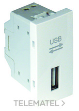 EFAPEL 45437 SBR TOMA USB QUADRO 45 1 MODULO BLANCO