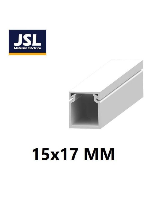 JSL 2 1517ABRC40 CANALETA ADHESIVA 15x17 BLANCA