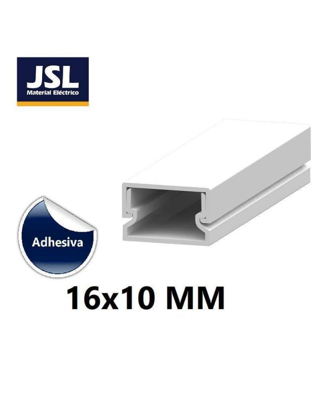 JSL 2 1610B CANALETA BLANCA 16x10