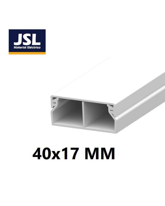 JSL 2 4017B CANALETA TABICADA BLANCA 40x17