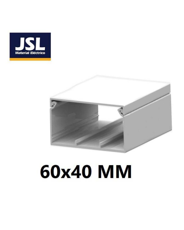 JSL 2 6040B CANALETA BLANCA 60x40
