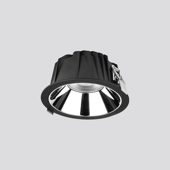ILLUS 613086 DOWNLIGHT NEGRO 15W 3000K 1120LM IP65 Ø115x60MM