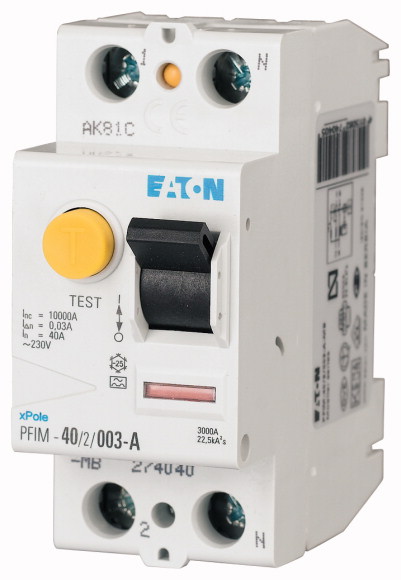 EATON 235424 INTERRUPTOR DIFERENCIAL 2P PFIM-25/2/003-A AC