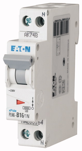 EATON 263282 INTERRUPTOR MAGNETOTERMICO 1P+N CV.C 16A