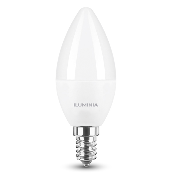 ILUMINIA DB722 Lámpara vela 6W E14 3000K 270º 480Lm