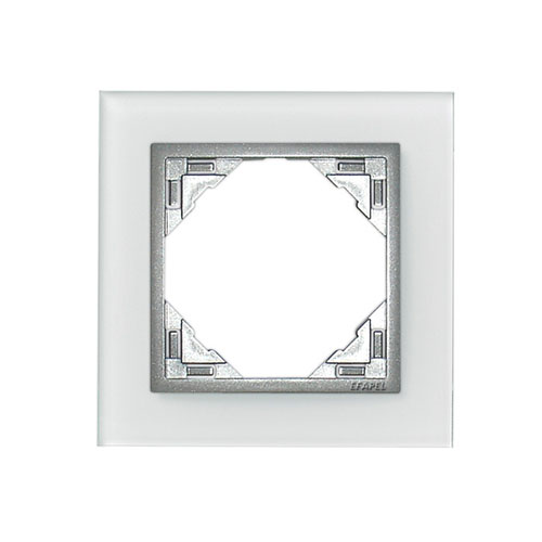 EFAPEL 90910 TCA MARCO SIMPLE LOGUS CRISTAL/ALUMINIO
