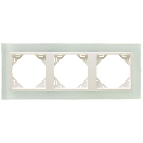 EFAPEL 90930 TCG MARCO TRIPLE LOGUS CRISTAL/HIELO