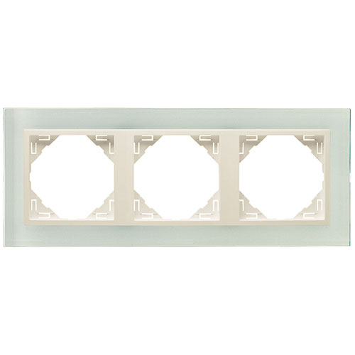 EFAPEL 90930 TCP MARCO TRIPLE LOGUS CRISTAL/PERLA