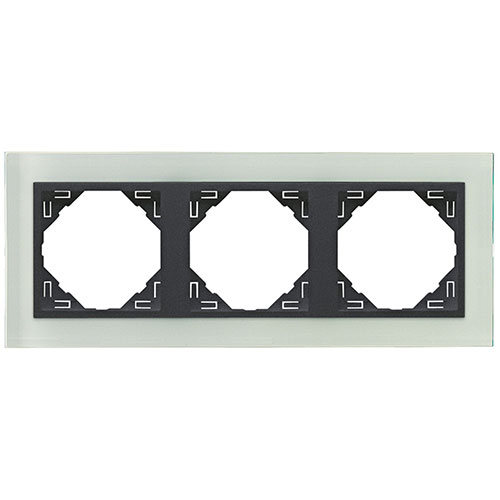 EFAPEL 90930 TCS MARCO TRIPLE LOGUS CRISTAL/GRIS