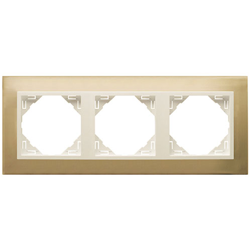 EFAPEL 90930 TOP MARCO TRIPLE LOGUS ORO/PERLA