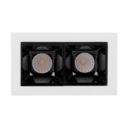 LEDS HOME LHLS14BB27 DOWNLIGHT MINI SPOT MATRIX 4W 2700K 360 LM BLANCO-NEGRO