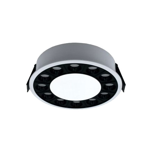 LEDS HOME LHLRS115NN30 DOWNLIGHT MATRIX ROUND 15W 3000K 1350 LM BLANCO-NEGRO